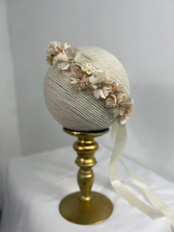 Diadema artesanal Susurro Ivory