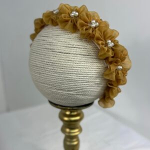 Diadema Floral Vintage con Encaje