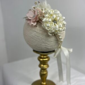 Diadema Floral de Encanto con Lazo