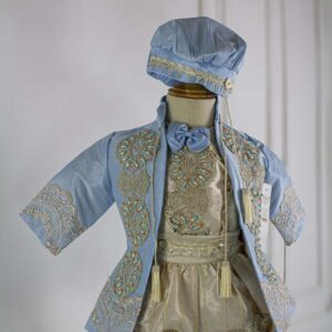 Modelo Eliot azul e ivory alta gama